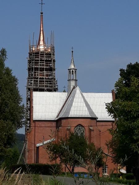 wieża kościoła w remoncie 2